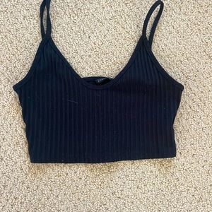 Black crop top from Shein